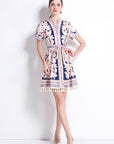Wren Printed Wrap Dress