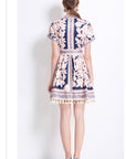 Wren Printed Wrap Dress