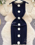 Blake Rose Embossed Knit Dress