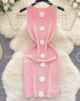 Blake Rose Embossed Knit Dress