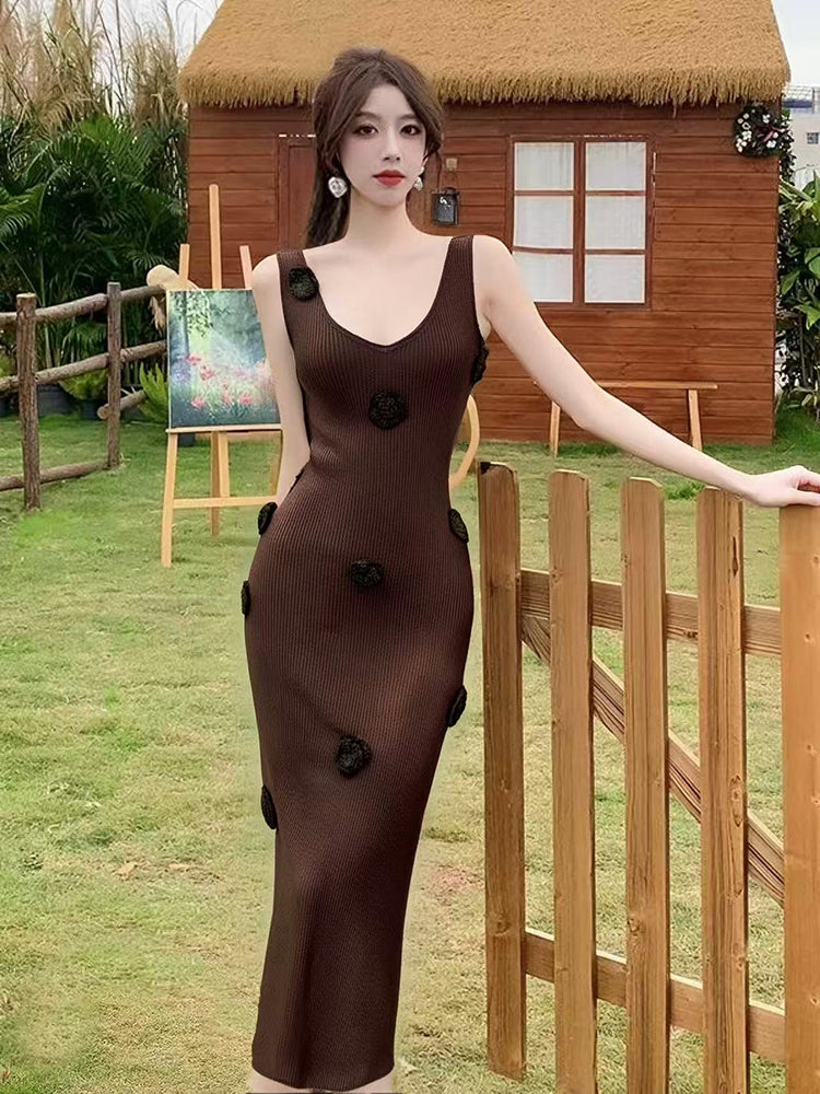 Remi Flower Knit Dress – VÈRV LABEL®