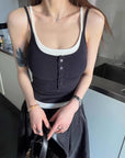 Alani Padded Pseudo Tank Top