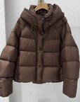 puffer bomber jacket with hoodie for winters