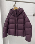 puffer bomber jacket with hoodie for winters