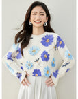 Lilah Self Printed Sweater