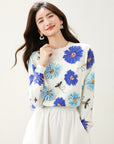 Lilah Self Printed Sweater