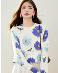 Lilah Self Printed Sweater