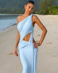 One Shoulder Waist Cut Out Dress