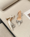 Rhinestone Studded Wedding heels
