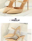 Lucy Strappy High Heel Pumps