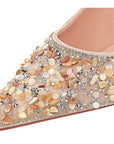 Crystal Studded Wedding Heels