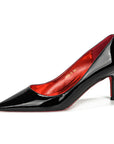 Classic Louboutin Red Bottom Glittery Heels- Superior