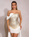 Clara Bandage Asymmetric Hem Gown