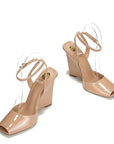Daphne YSL Strappy Wedge Heels