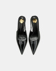 Luxe pointed slingback heels with a sleek high-heel silhouette and refined designer-inspired appeal. Perfect for power dressing, evening events, or statement styling. Available in sizes 34–43. Step into iconic sophistication—shop now!