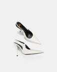 Luxe pointed slingback heels with a sleek high-heel silhouette and refined designer-inspired appeal. Perfect for power dressing, evening events, or statement styling. Available in sizes 34–43. Step into iconic sophistication—shop now!