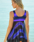 Tie Dye Ombre Swimdess Tankini Set