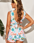 Floral Push Up Swimdress and Shorts