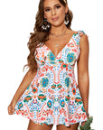 Floral Push Up Swimdress and Shorts