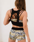 Leopard Sportsbra Tankini Swimsuit