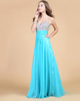 Samantha Blue Maxi Gown