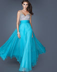 Samantha Blue Maxi Gown