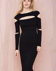 Sofia Black Cutout Dress