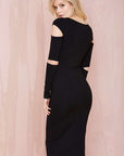 Sofia Black Cutout Dress