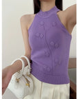 Yahan knit Halter Top