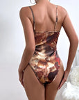 Printed Corset Leotard