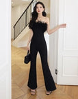 Charlotte Feathery Jumpsuit