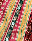 VERV Multicolor Boho Halter Maxi Dress