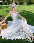 White Eyelet Beach Dress