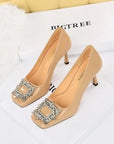 Rhinestone Pump Heels