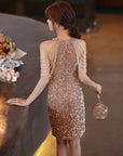 Kaya Sequin Partywear Dress