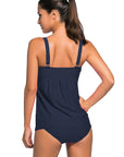 Fema Navy Blue Tankini Set
