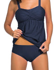 Fema Navy Blue Tankini Set