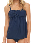 Fema Navy Blue Tankini Set