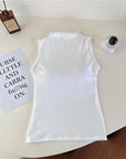 High Neck Padded Camisole Top