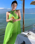 Kiesha Pleated Vacay Dress