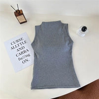 High Neck Padded Camisole Top