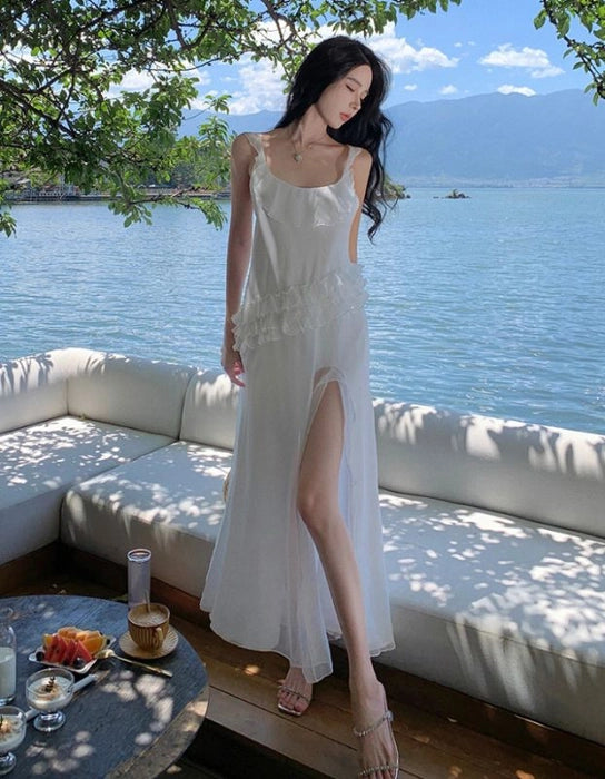 White Fairy Beach Dress