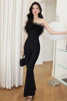 Charlotte Feathery Jumpsuit