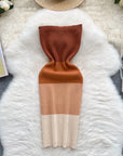 Gradient Tube Dress