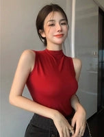 High Neck Padded Camisole Top
