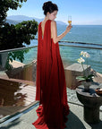 Kiesha Pleated Vacay Dress