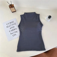 High Neck Padded Camisole Top