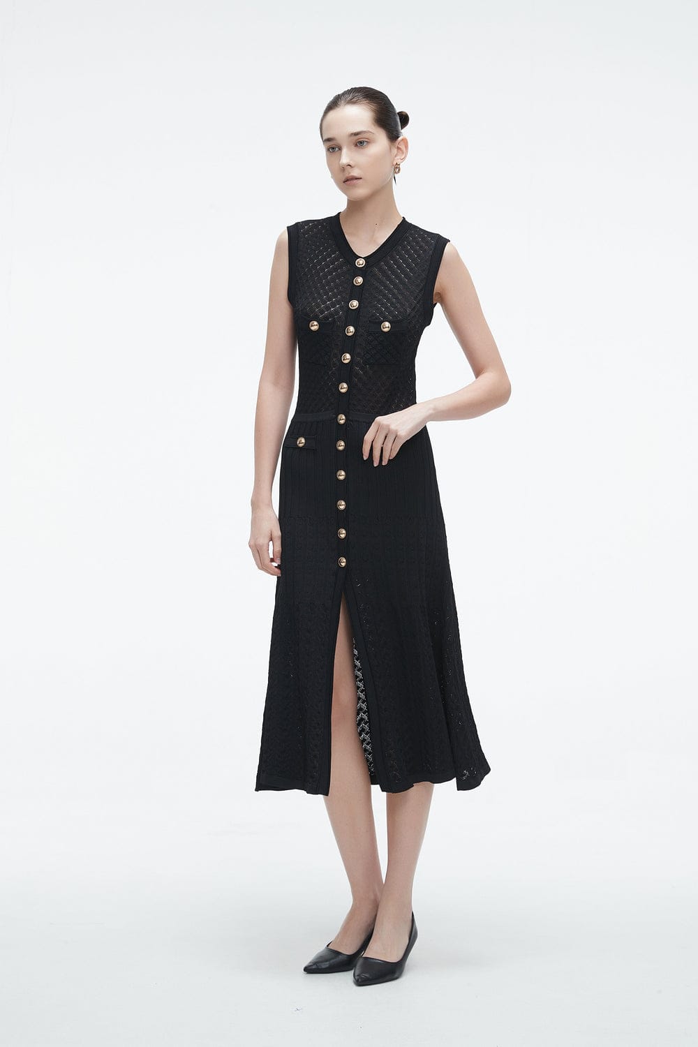 VERV Sandro Knit Midi Dress