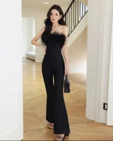 Charlotte Feathery Jumpsuit
