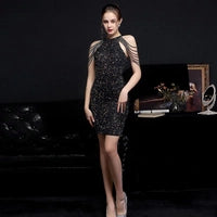 Kaya Sequin Partywear Dress